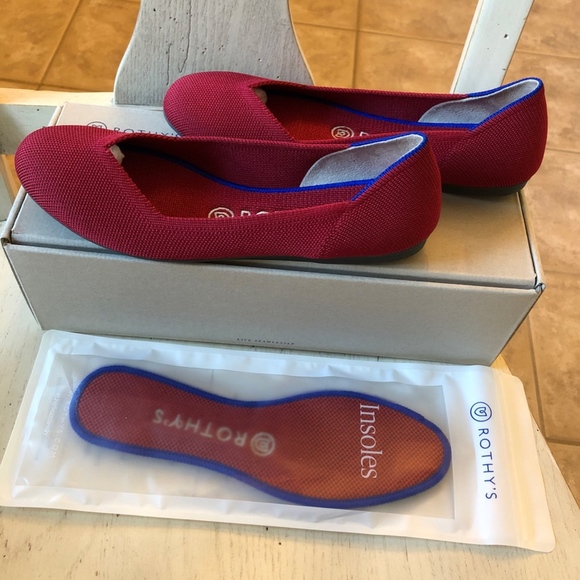 Rothy's Shoes - 😍 Rothy's Size 7 Scooter Red Flats🥿